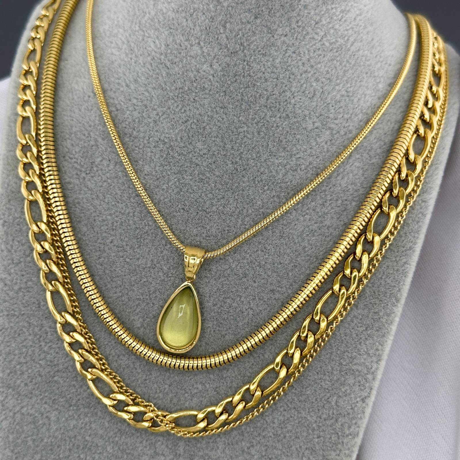 18K gold plated Stainless steel necklace