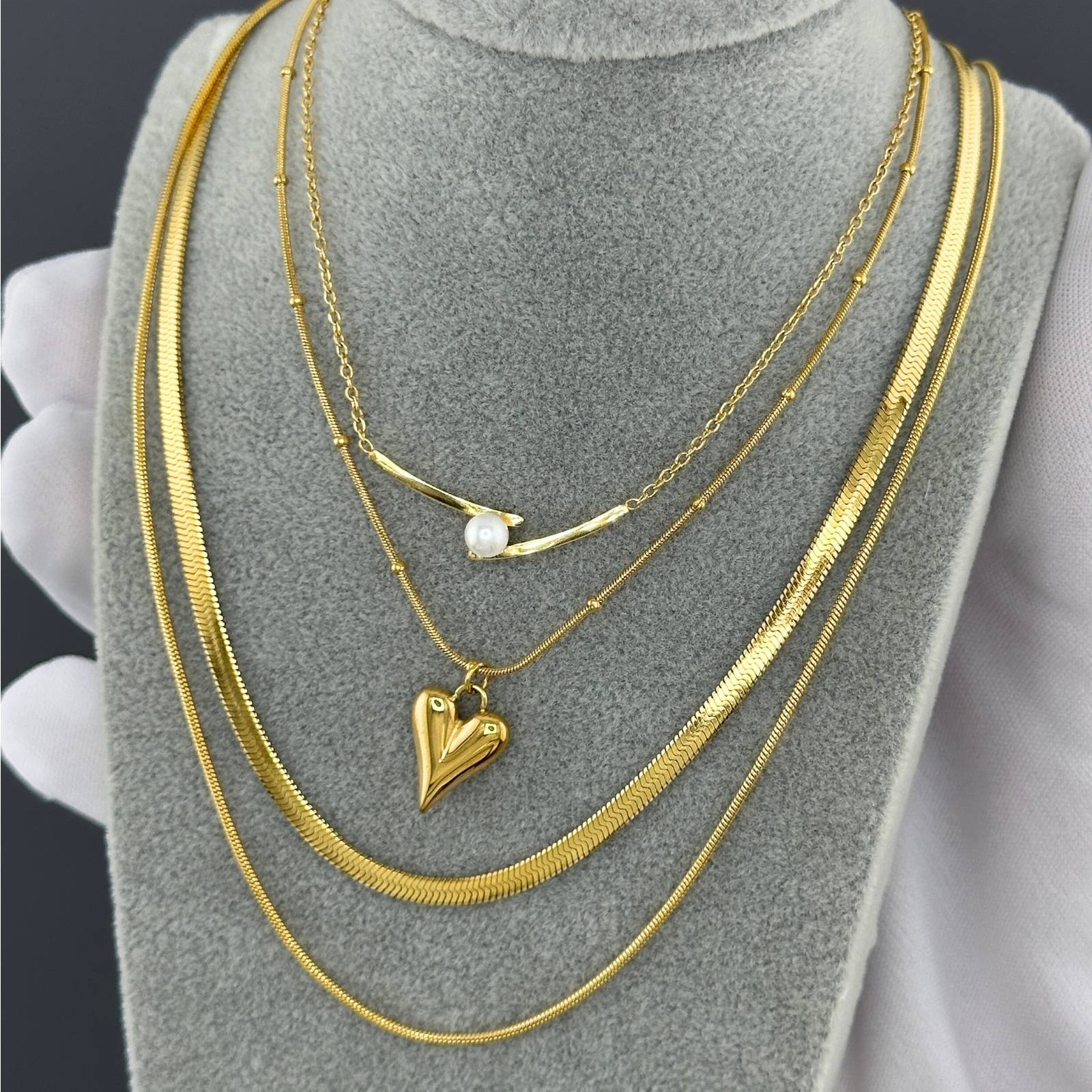 18K gold plated Stainless steel necklace