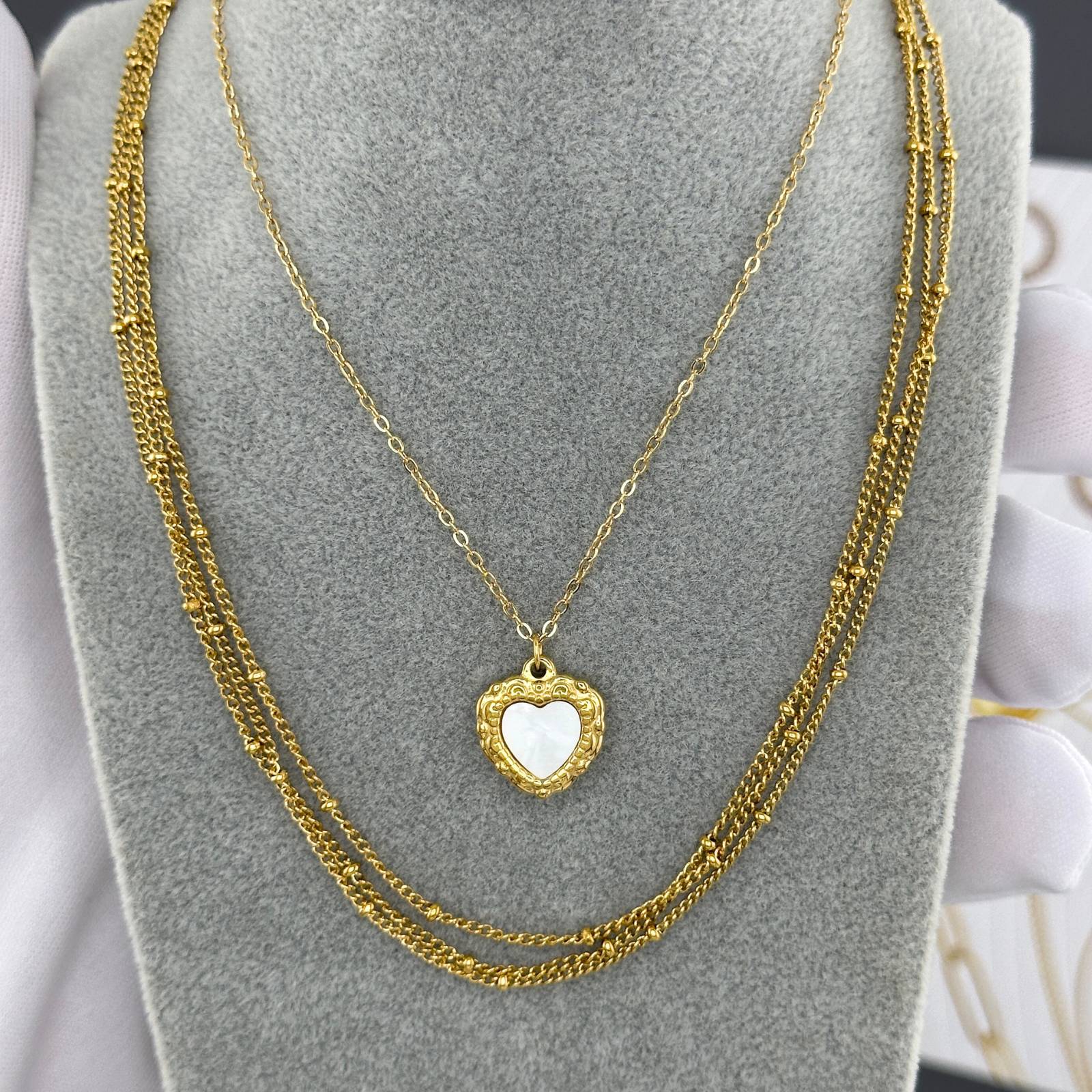 18K gold plated Stainless steel necklace