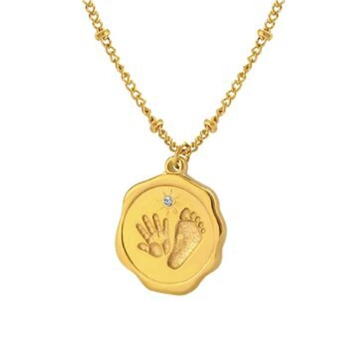 Baby Hand & Foot Print Necklace