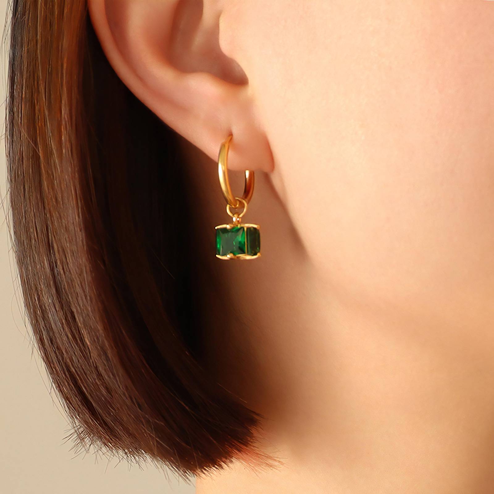 18K gold plated Stainless steel earrings