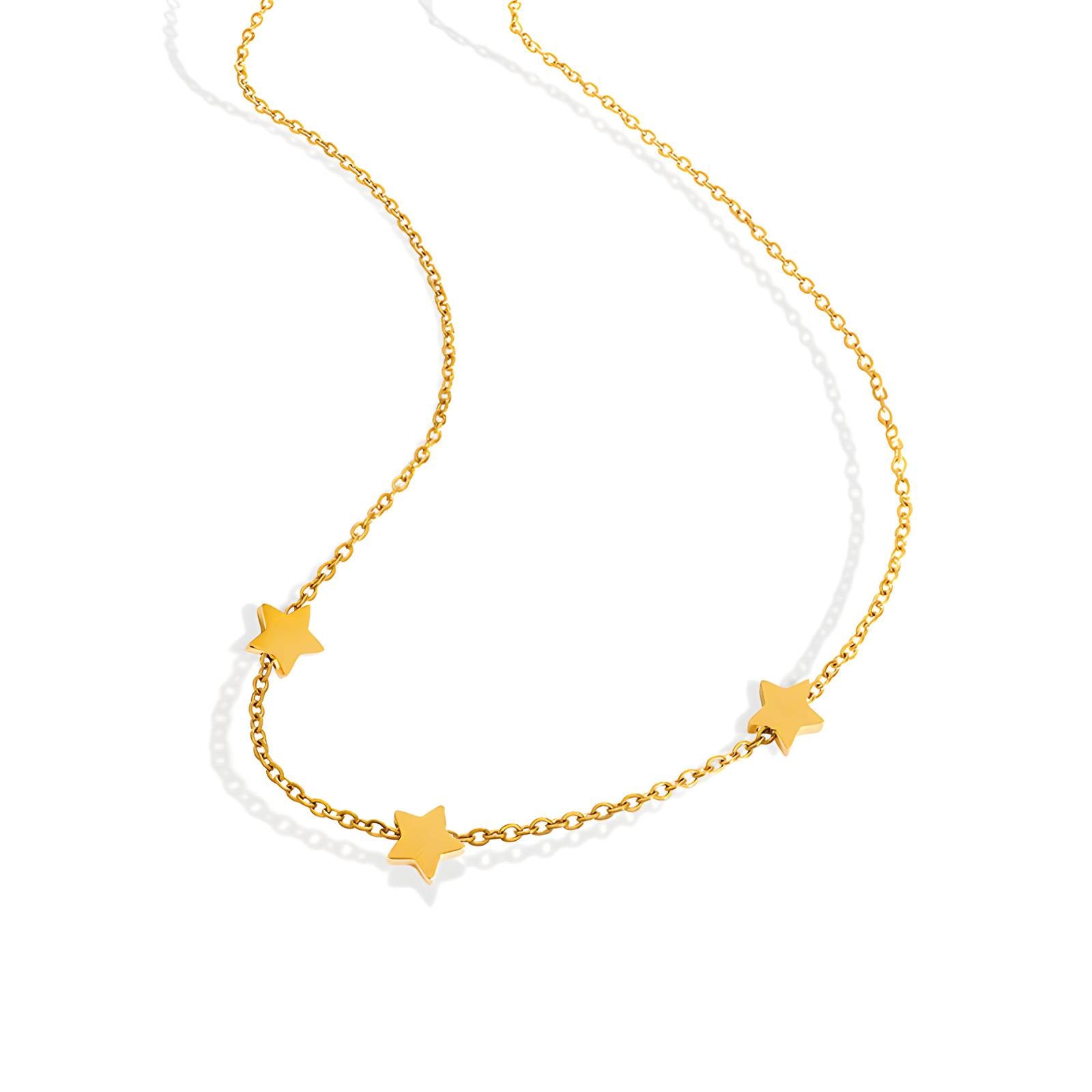 Three Stars Necklace