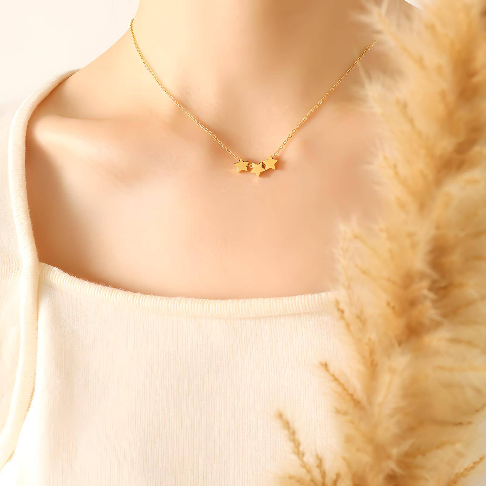 Three Stars Necklace