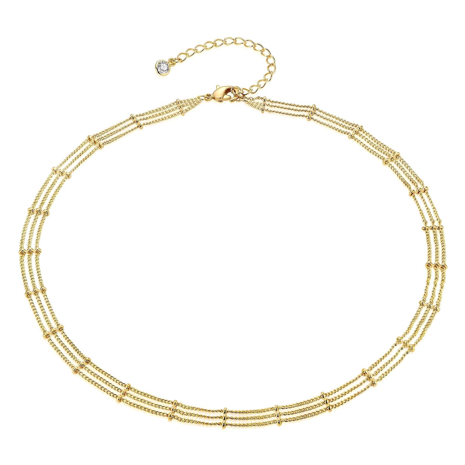 18K gold plated Stainless steel necklace