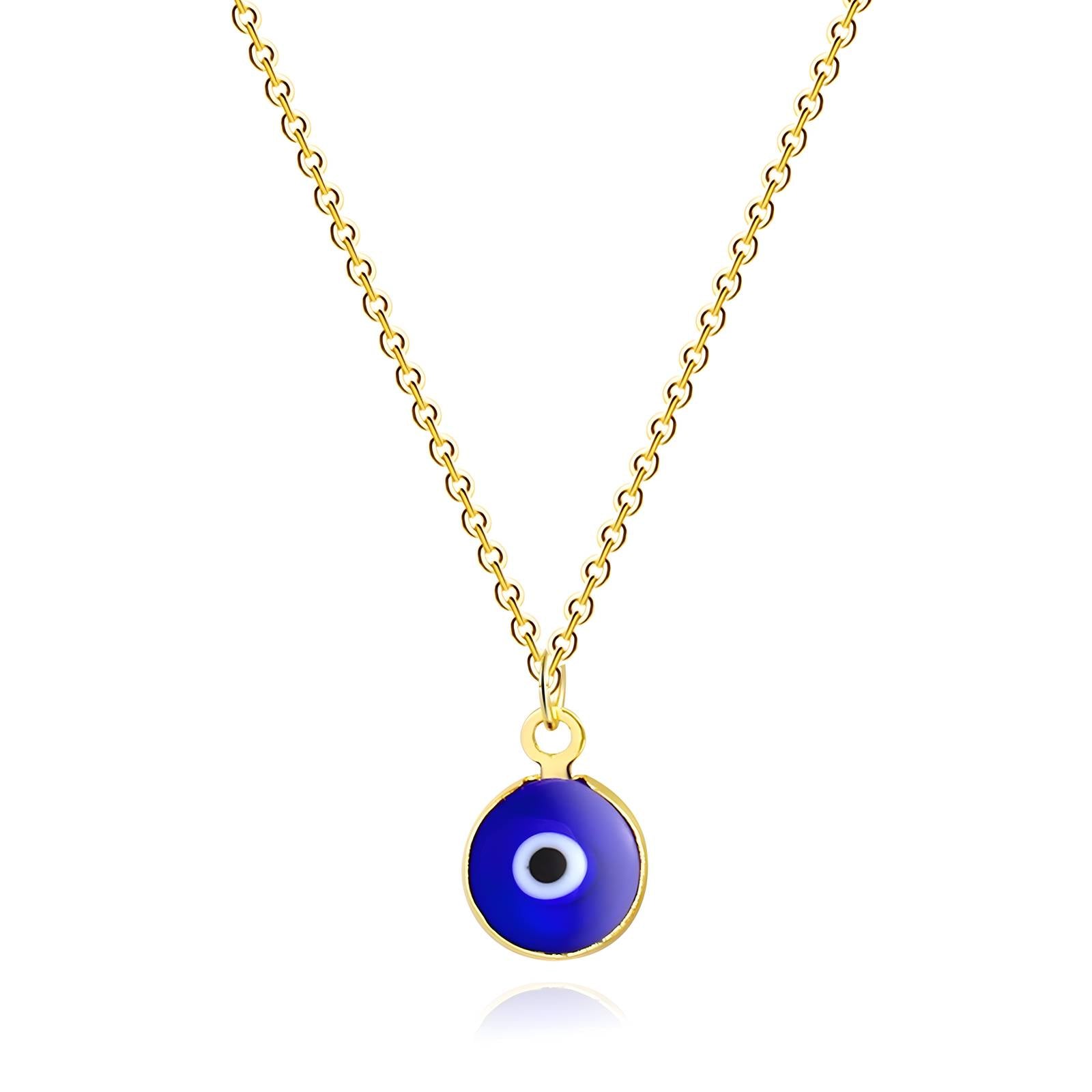 18K gold plated Stainless steel  Evil Eye necklace