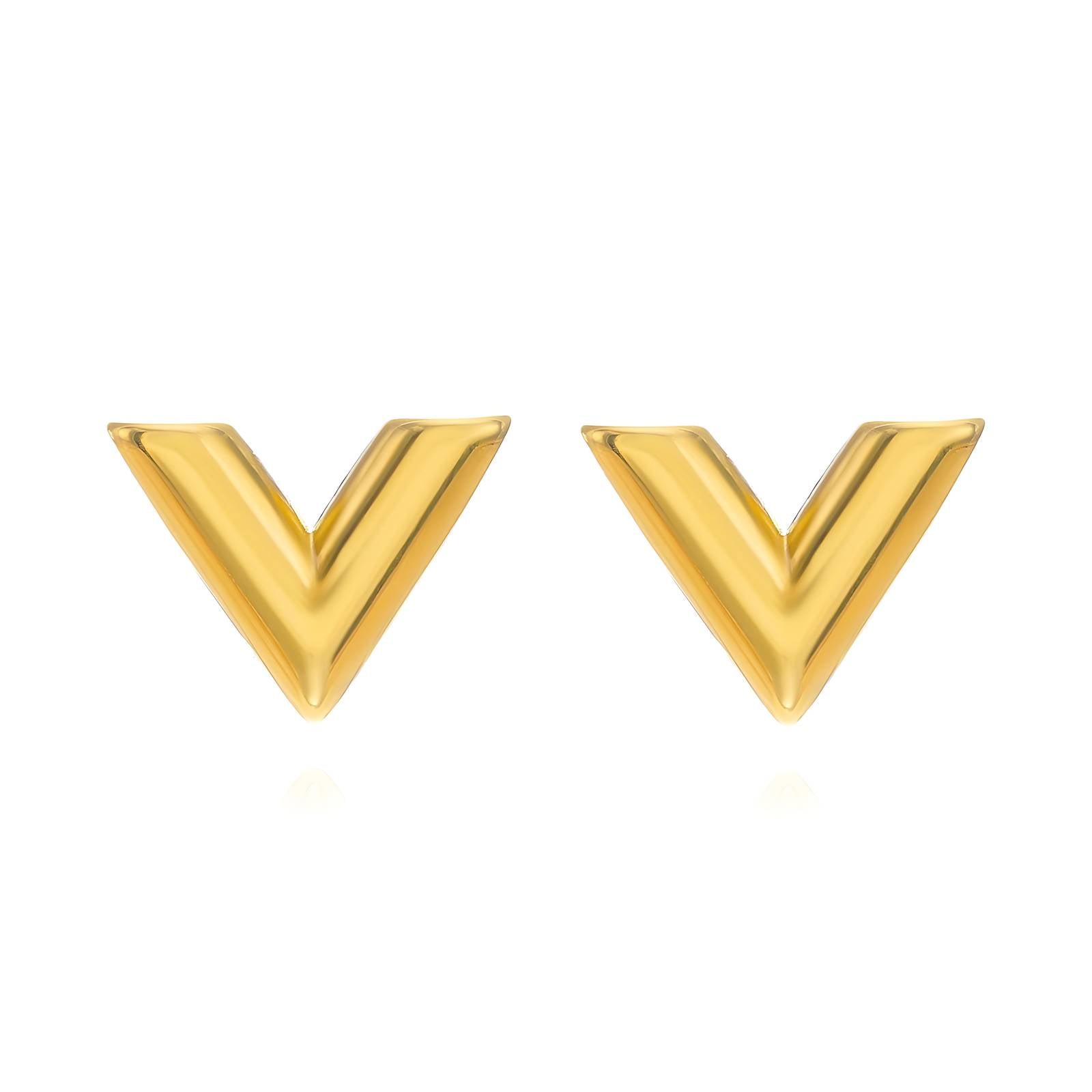 V Shaped Earrings