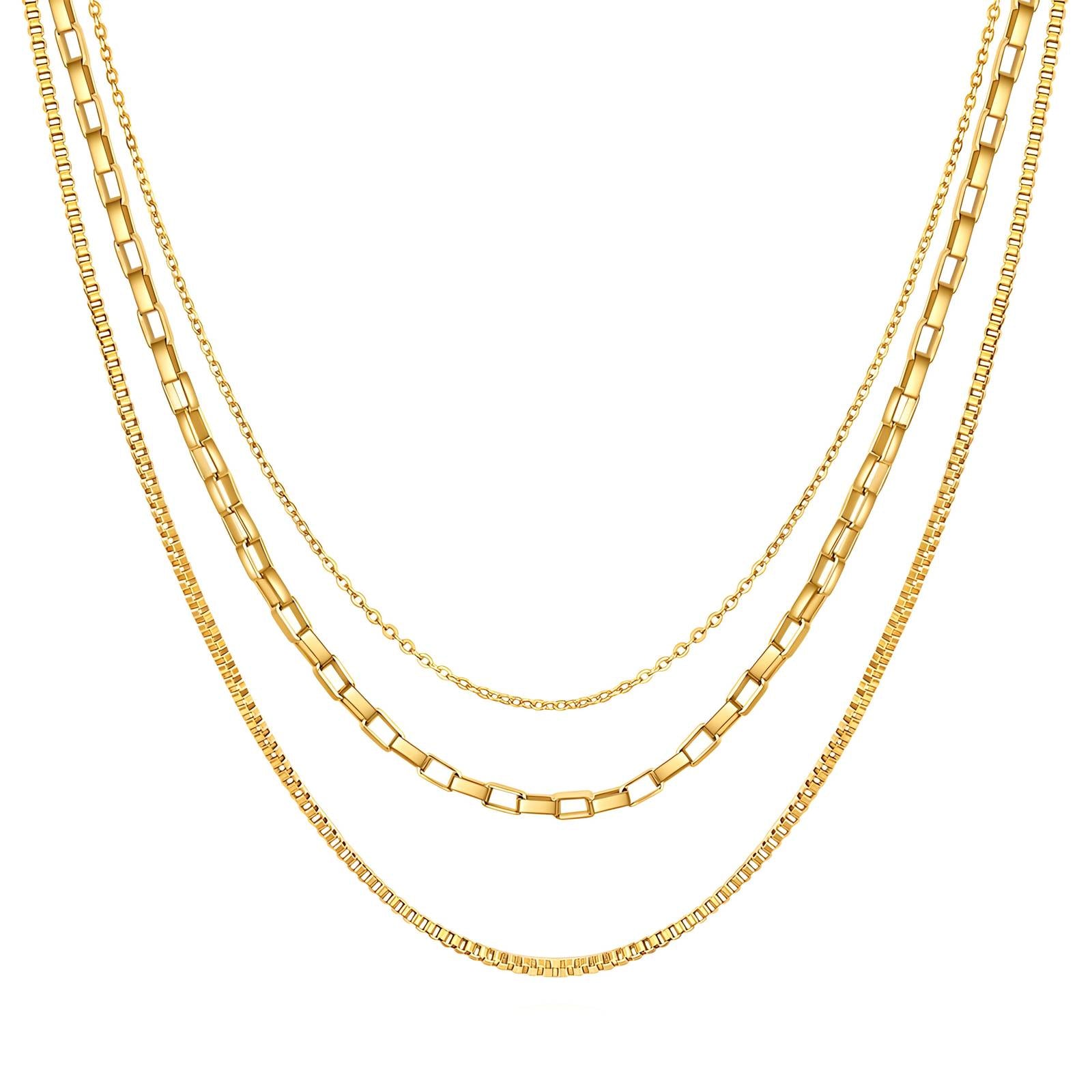 18K gold plated Stainless steel necklace