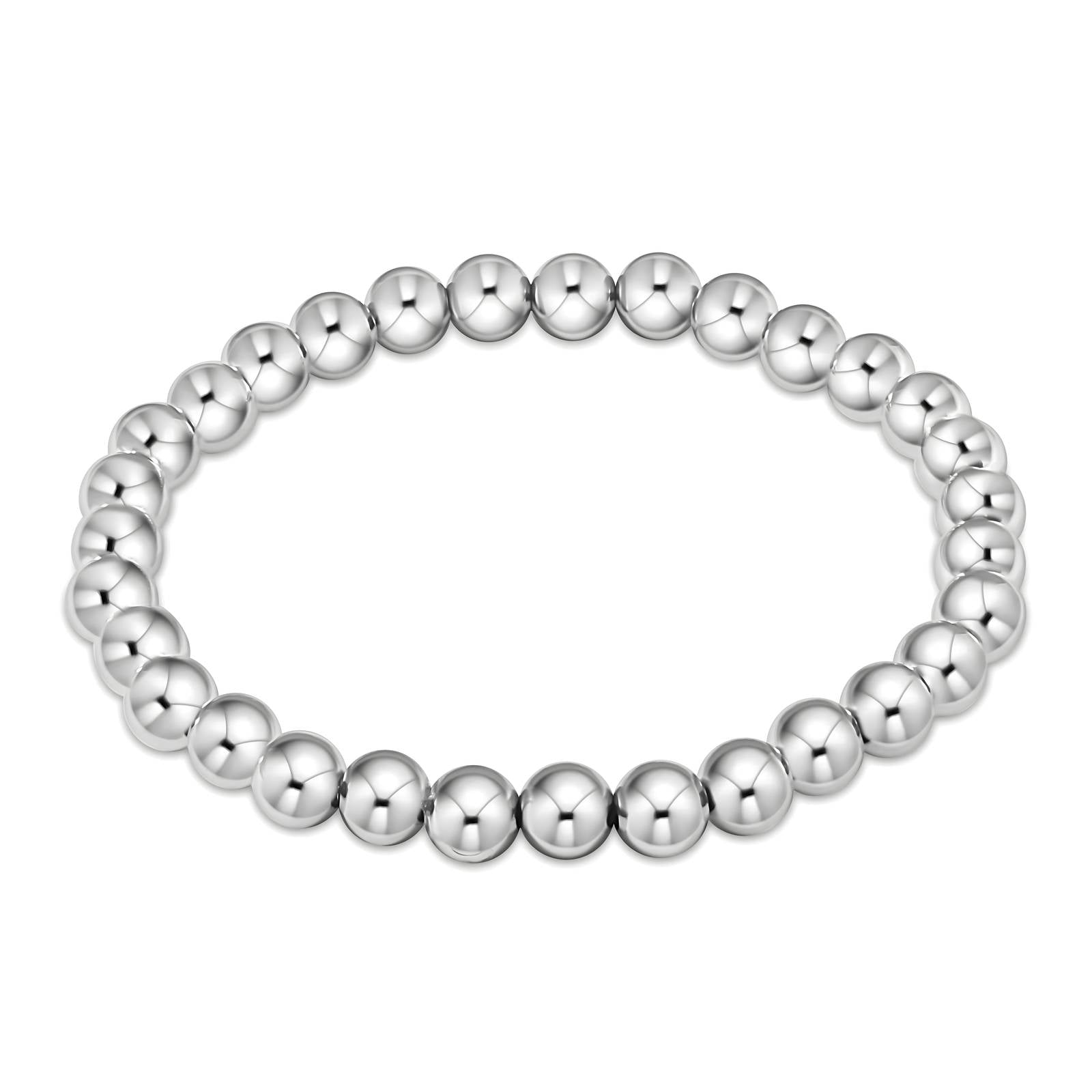 Silver Beaded Bracelet