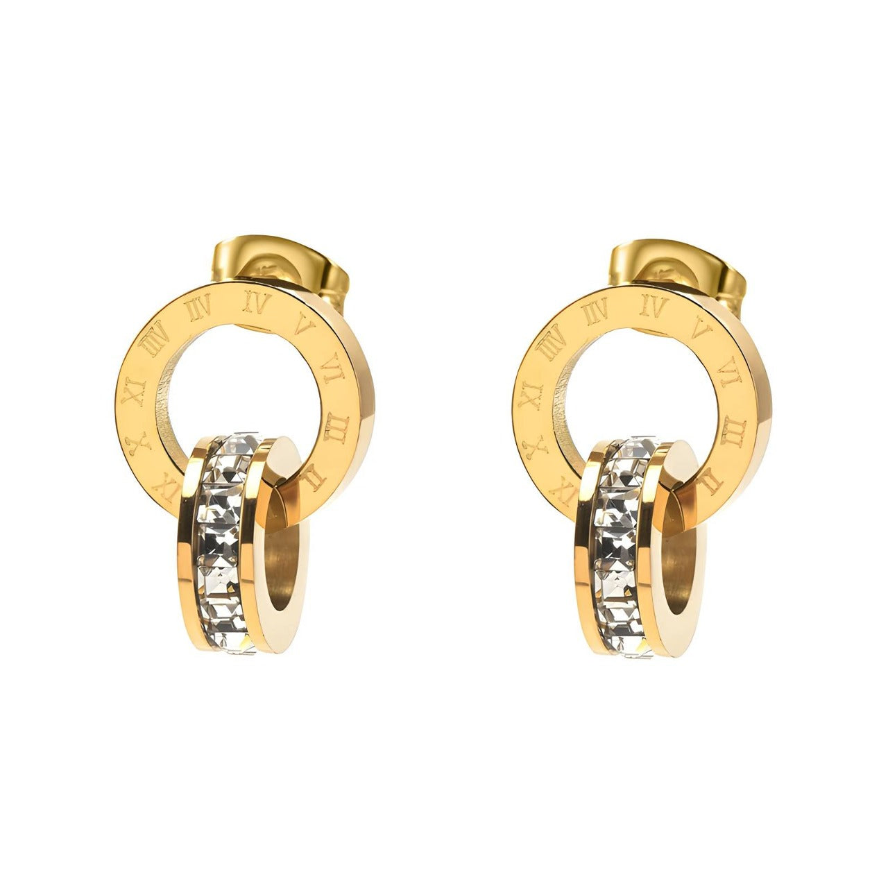 18K gold plated Stainless steel earrings