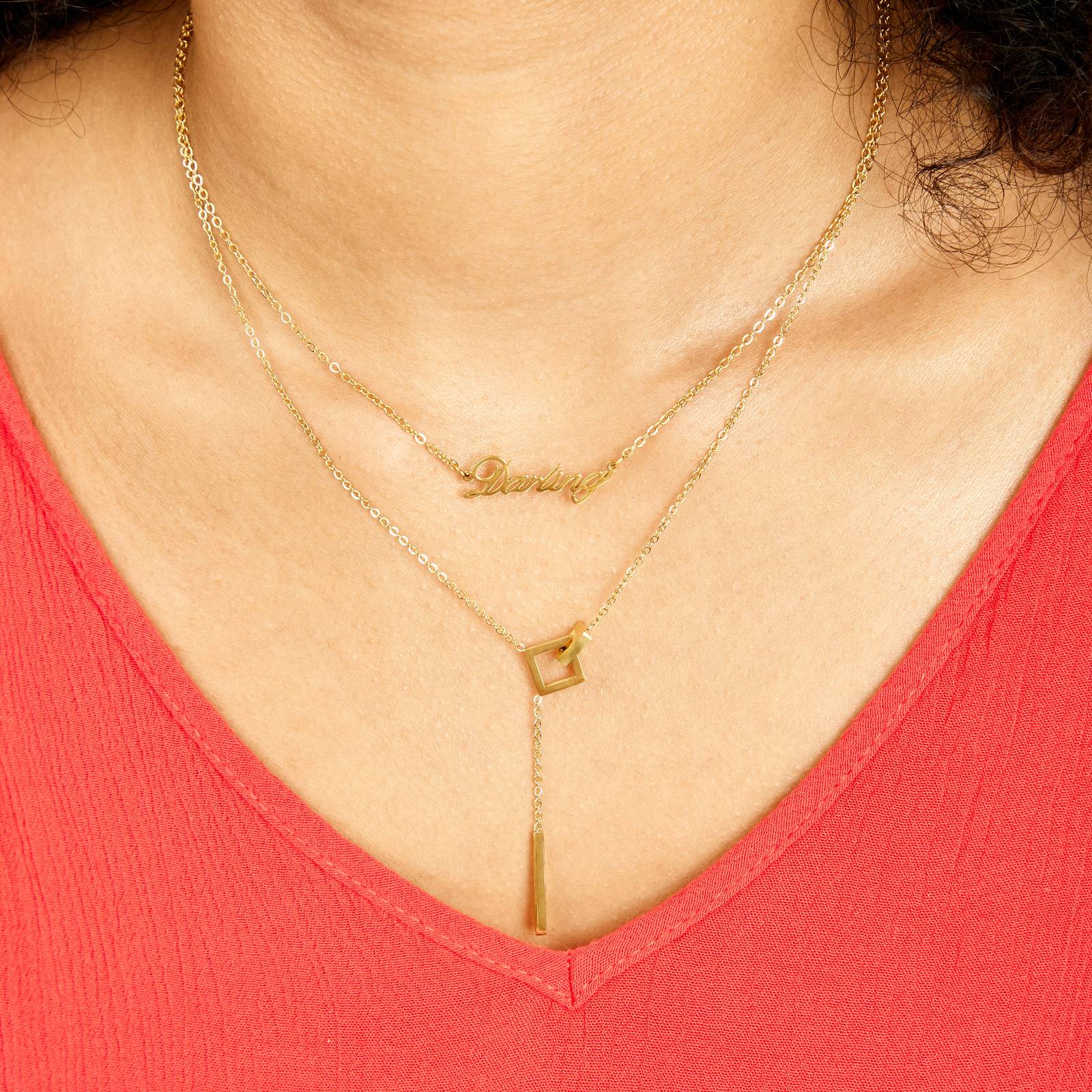 18K gold plated Stainless steel necklace