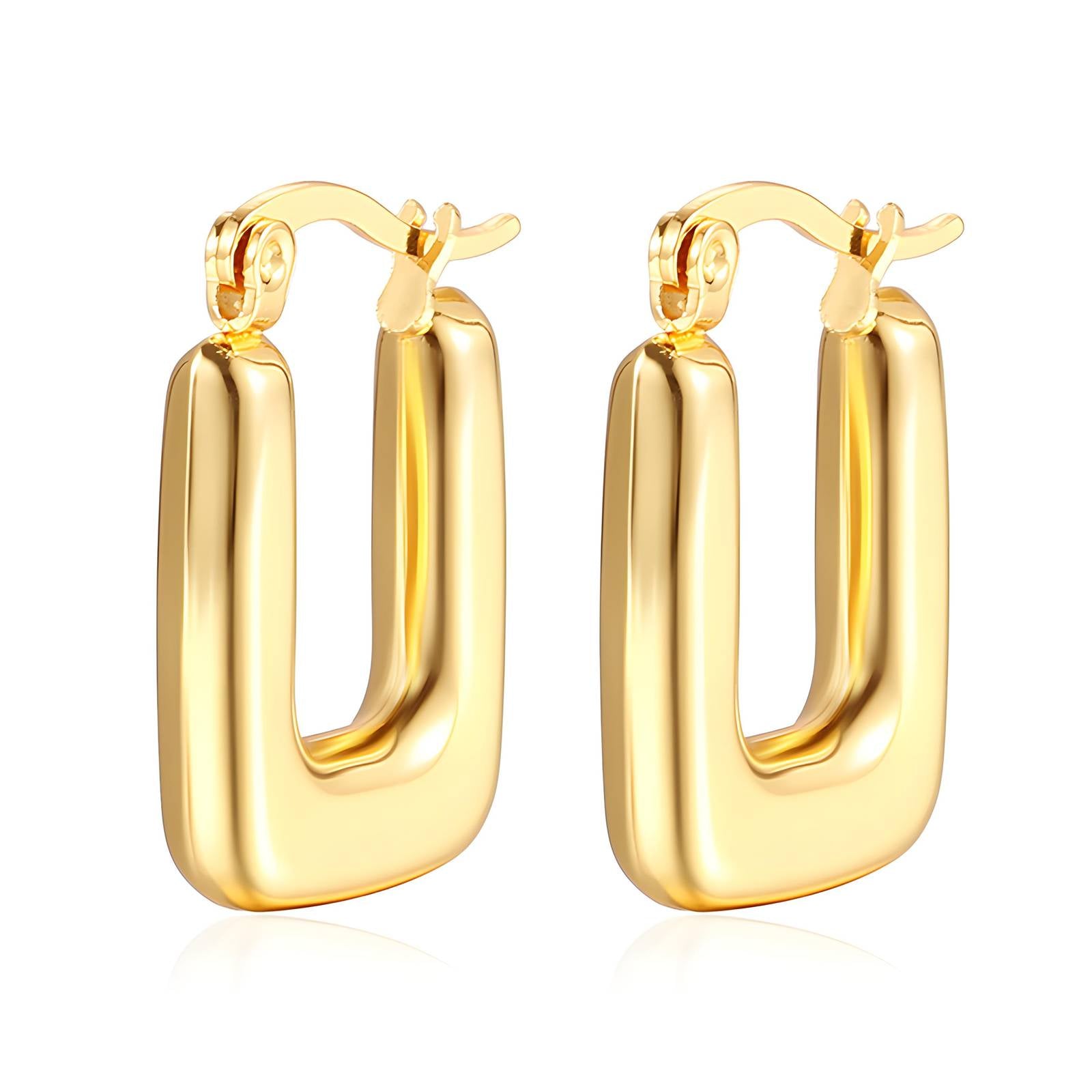 18K gold plated Stainless steel earrings