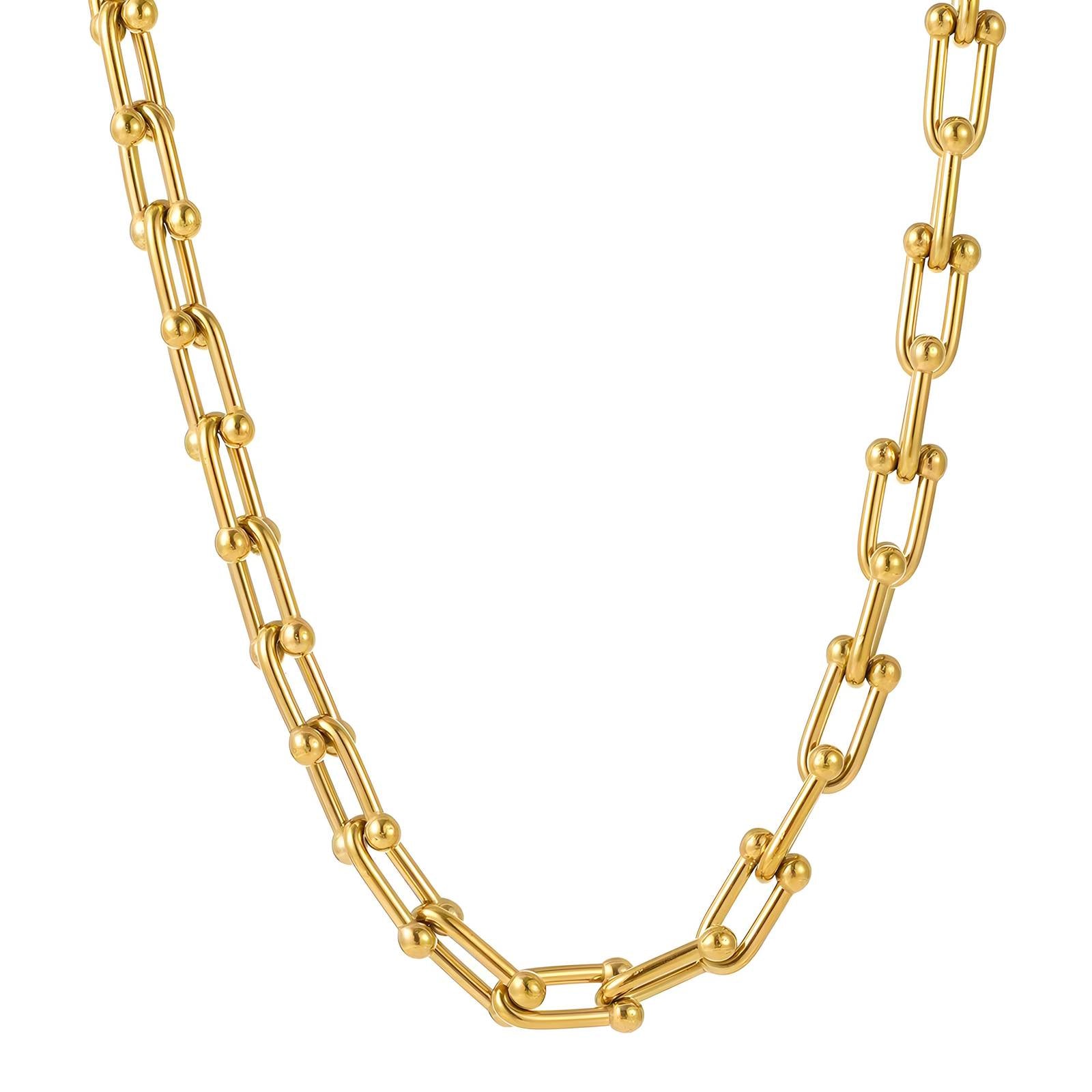 18K gold plated Stainless steel necklace